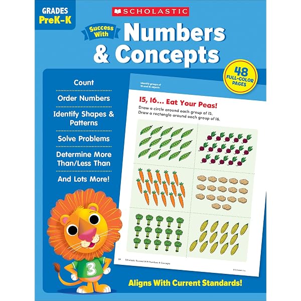 Scholastic - PRE-K Workbook with Motivational Stickers (Scholastic